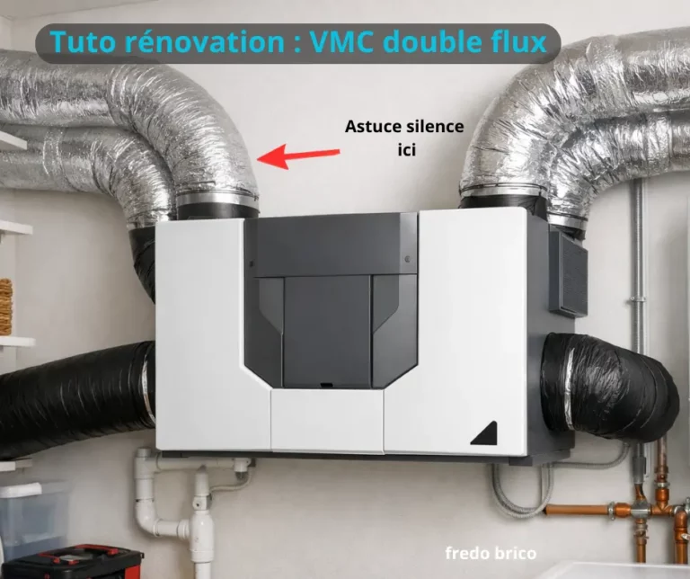 Tutoriel pour installer une VMC double flux en rénovation avec astuces économie de chauffage et entretien des filtres par Fredo Brico.