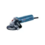 Meuleuse d'angle filaire Bosch Professional GWS 880 bleue pour la découpe du métal et du verre.