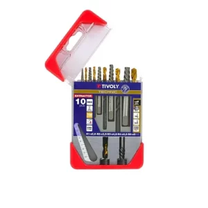 kit extracteur de vis abimé ou foirée de marque tyvoli. très efficace