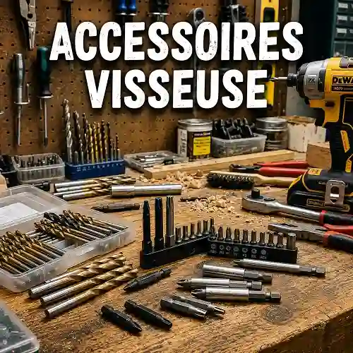 Selection des meilleurs accessoires et forets pour visseuse perceuse Fredo Brico