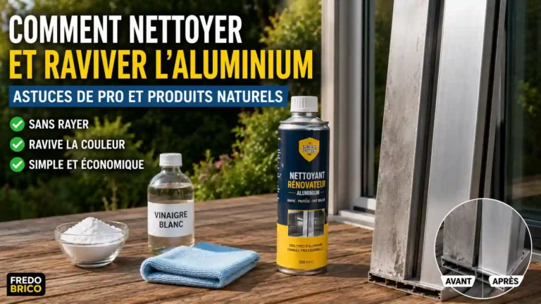gros plan dur produit pour renover de l'aluminium porte, portail, volet et mobilier de jardin
